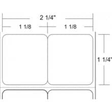 Zebra 2.25" x 1.25" Z-Select 4000D Direct Thermal Labels, 10010051 (6 Rolls)