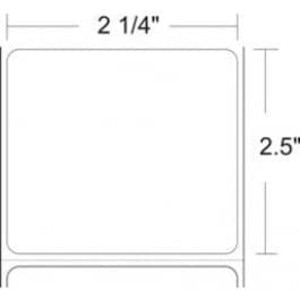 Zebra 2.25" x 2.5" Z-Select 4000D Direct Thermal Labels, 10010041 (4 Rolls) - ZEB-10010041