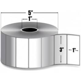 Zebra 3" x 1" Z-Select 4000D Direct Thermal Labels, 10010043 (6 Rolls)