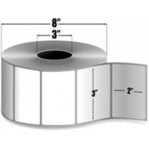 Zebra 3" x 2" Z-Select 4000D Direct Thermal Labels, 98958 (6 Rolls) - ZEB-98958