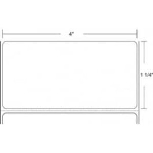 Zebra 4" x 1.25" Z-Select 4000D Direct Thermal Labels, 10015349 (12 Rolls) - ZEB-10015349