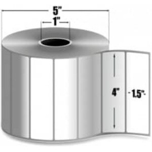 Zebra 4" x 1.5" Z-Select 4000D Direct Thermal Labels, 10010046 (6 Rolls) - ZEB-10010046