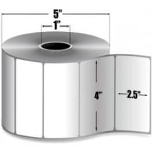 Zebra 4" x 2.5" Z-Select 4000D Direct Thermal Labels, 10010048 (6 Rolls) - ZEB-10010048