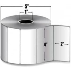 Zebra 4" x 2" Z-Select 4000D Direct Thermal Labels, 10010047 (6 Rolls) - ZEB-10010047
