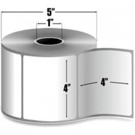 Zebra 4" x 4" Z-Select 4000D Direct Thermal Labels, 10015345 (12 Rolls)