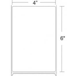 Zebra 4" x 6" Z-Select 4000D 7.5mil, Direct Thermal Tags, 10015364 (4 Rolls)