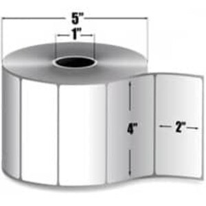 Zebra 4" x 2" Z-Select 4000T Thermal Transfer Labels, 10009530 (6 Rolls) - ZEB-10009530