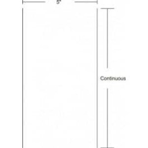Zebra 5" Continuous Z-Select 4000T Thermal Transfer Labels, 72300 (4 Rolls) - ZEB-72300
