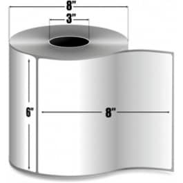 Zebra 6" x 8" Z-Select 4000T Thermal Transfer Labels, 94683 (2 Rolls)