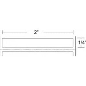 Zebra 2" x 0.25" Z-Ultimate 2000T Thermal Transfer Labels, 10011983 (4 Rolls) - ZEB-10011983