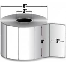 Zebra 4" x 2" Z-Ultimate 2000T Thermal Transfer Labels, 10002634 (4 Rolls)