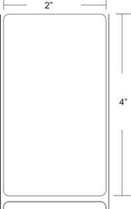 Zebra 2" x 4" Z-Ultimate 3000T Thermal Transfer Labels, 10011699 (4 Rolls) - ZEB-10011699