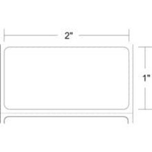 Zebra 2" x 1" Z-Ultimate 4000T Clear Thermal Transfer Labels, 10023044 (1 Roll) - ZEB-10023044