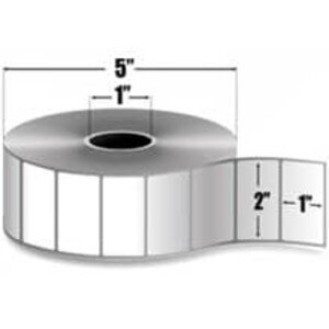 Zebra 2" x 1" Z-Ultimate 4000T High-Tack Thermal Transfer Labels, 10002629 (8 Rolls) - ZEB-10002629