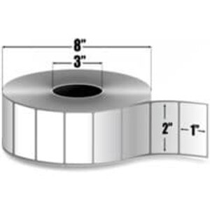 Zebra 2" x 1" Z-Ultimate 4000T Thermal Transfer Labels, 10011708 (4 Rolls) - ZEB-10011708