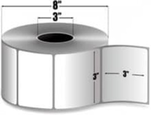 Zebra 3" x 3" Z-Ultimate 4000T Thermal Transfer Labels, 10011710 (4 Rolls) - ZEB-10011710